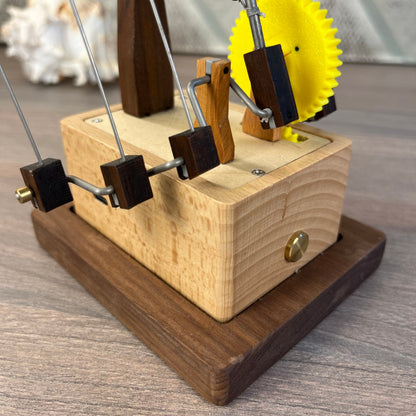 Ocean Workshop™ Handcrafted Wooden Manta Ray Automaton
